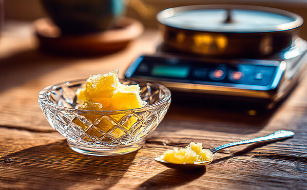 Небольшая порция ТГК-масла для пробного приема