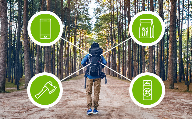 Предметы, которые надо взять с собой на первую вылазку