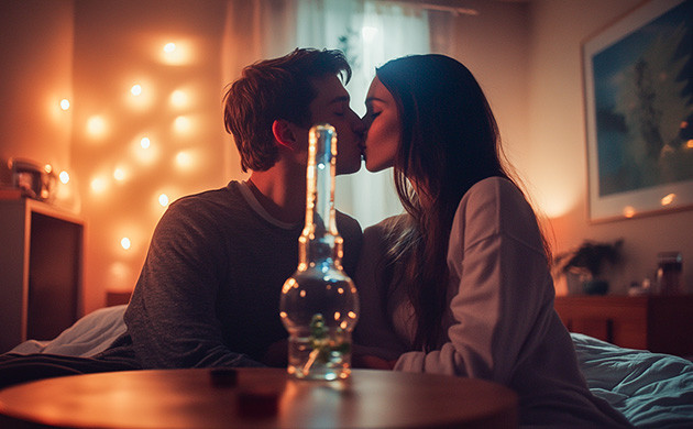 Интимная близость под марихуаной