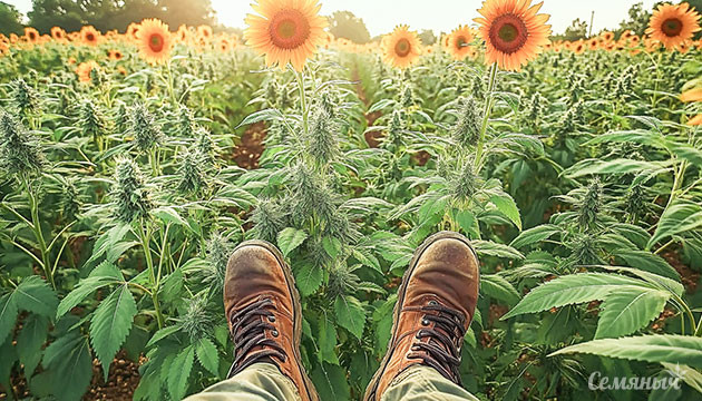 Выращивание конопли в аутдоре
