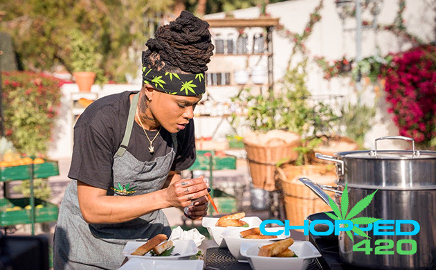 Шеф-повара и марихуана на Chopped 420