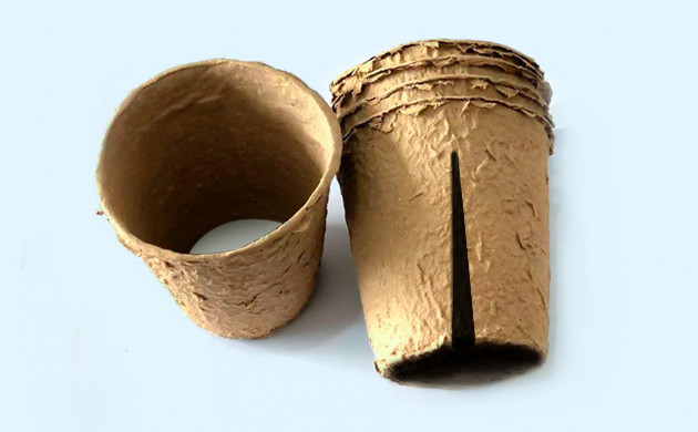 Стаканчики из торфа и картона