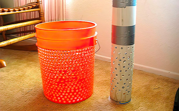 Угольный фильтр из ведра