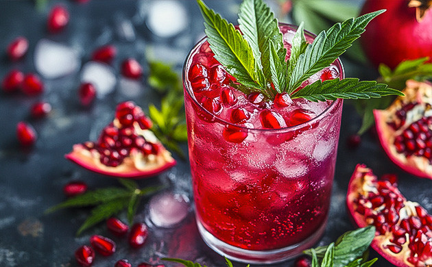 Рецепт Гранатового экспресса Коктейль Гранатовый экспресс