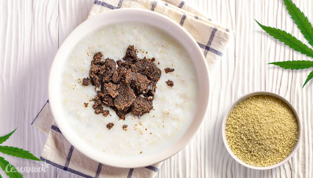 Готовая каша кус-куса в молоке