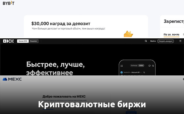 Покупка USDT на популярных биржах