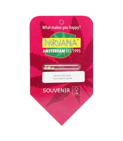 Семена сорта Lithium OG Kush fem (Nirvana Seeds)