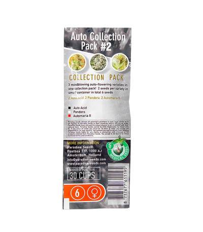 Микс семян конопли Auto Collection Pack #2 fem (Paradise Seeds)