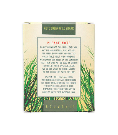 Семена сорта Auto Green Wild Shark fem (Victory Seeds)