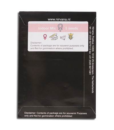 Микс семян конопли Indoor Mix fem (Nirvana Seeds)
