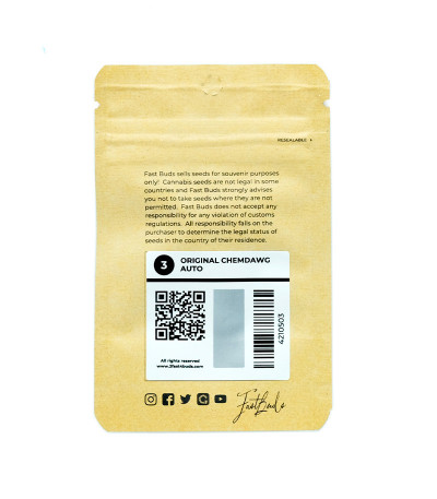 Семена сорта Original Auto Chemdawg fem (FastBuds)