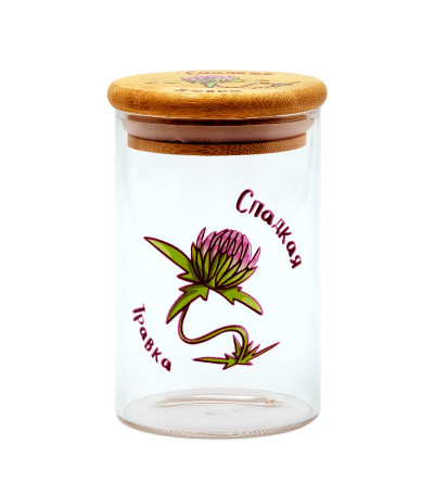 Баночка герметичная с принтом 7CH, большая